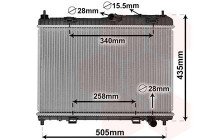 Radiator, engine cooling 18002605 International Radiators