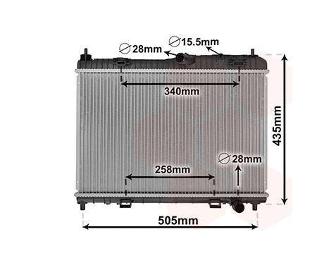 Radiator, engine cooling 18002605 International Radiators