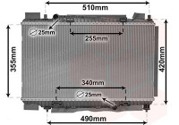 Radiator, engine cooling 18012704 International Radiators