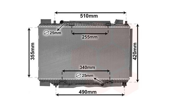 Radiator, engine cooling 18012704 International Radiators