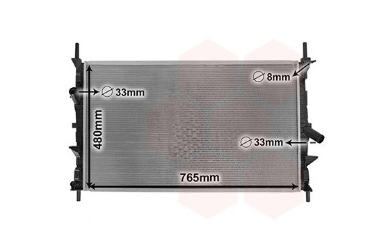 Radiator, engine cooling 18012706 International Radiators