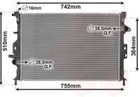 Radiator, engine cooling 18012708 International Radiators