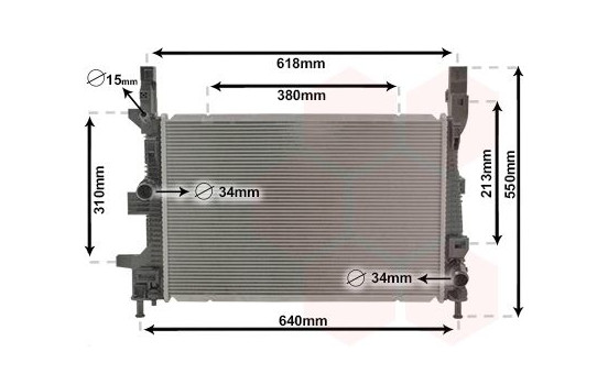 Radiator, engine cooling 18012710 International Radiators