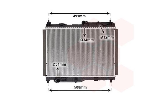 Radiator, engine cooling 18012722 International Radiators