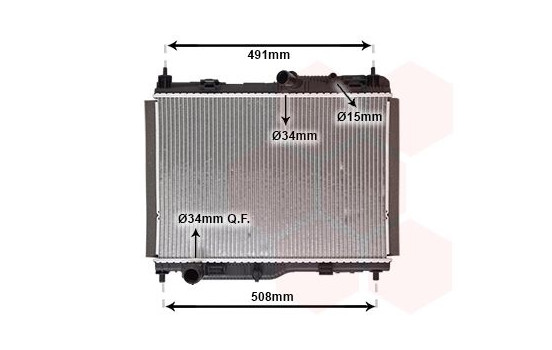 Radiator, engine cooling 18012723 International Radiators