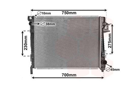 Radiator, engine cooling 20012702 International Radiators