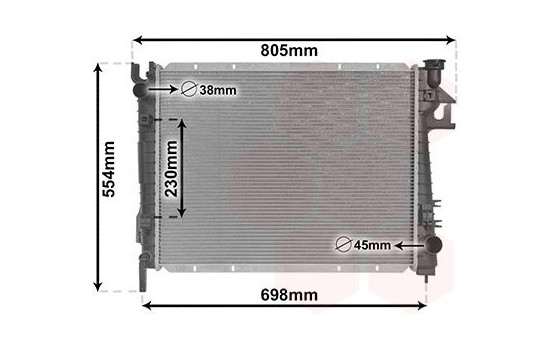 Radiator, engine cooling 20012703 International Radiators