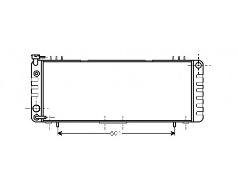 Radiator, engine cooling 21002002 International Radiators