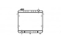 Radiator, engine cooling 21002003 International Radiators