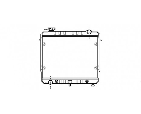 Radiator, engine cooling 21002003 International Radiators