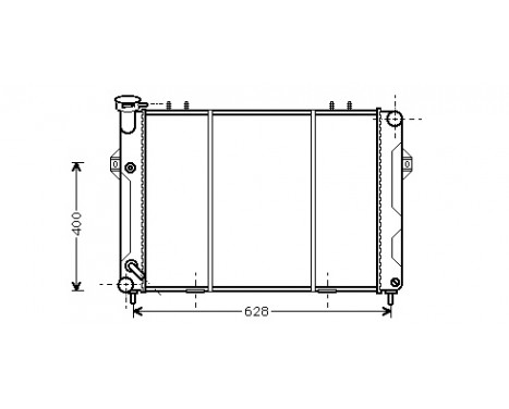 Radiator, engine cooling 21002008 International Radiators