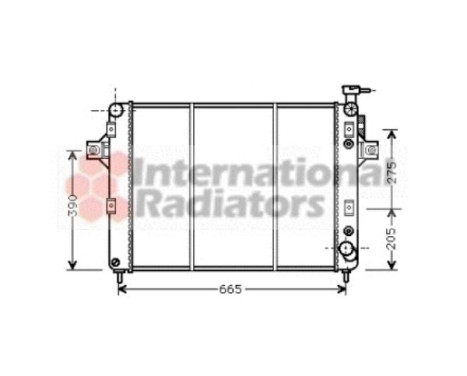 Radiator, engine cooling 21002014 International Radiators, Image 2