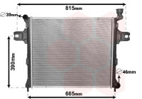 Radiator, engine cooling 21002059 International Radiators