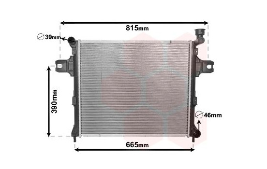 Radiator, engine cooling 21002059 International Radiators