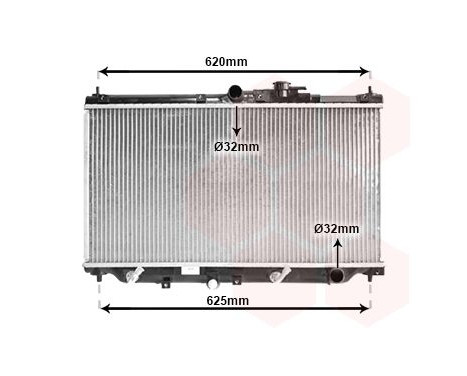 Radiator, engine cooling 25002011 International Radiators, Image 2
