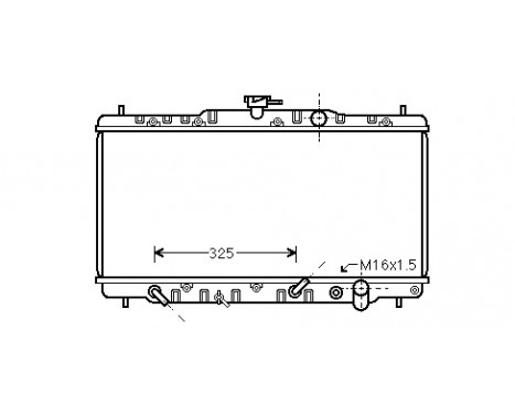 Radiator, engine cooling 25002041 International Radiators