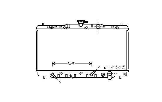 Radiator, engine cooling 25002041 International Radiators