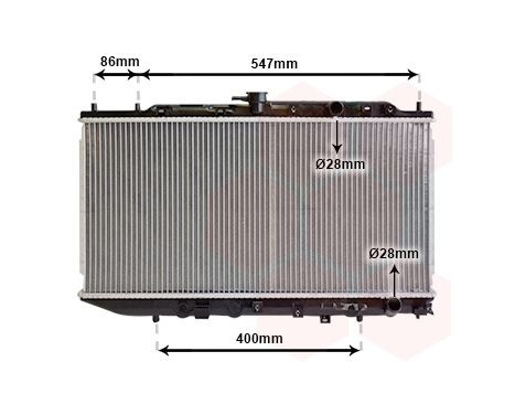 Radiator, engine cooling 25002047 International Radiators, Image 2