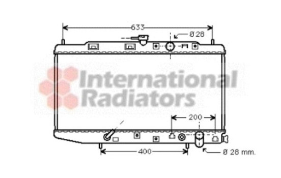 Radiator, engine cooling 25002049 International Radiators, Image 2