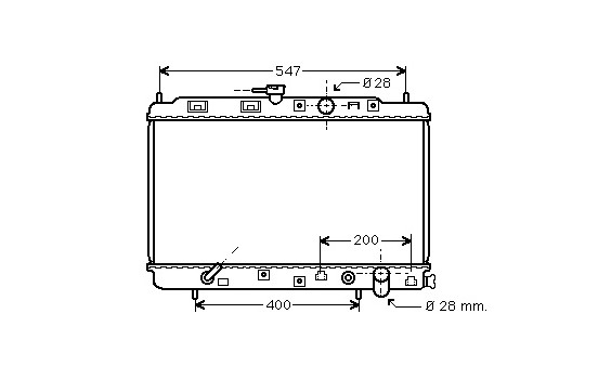 Radiator, engine cooling 25002051 International Radiators