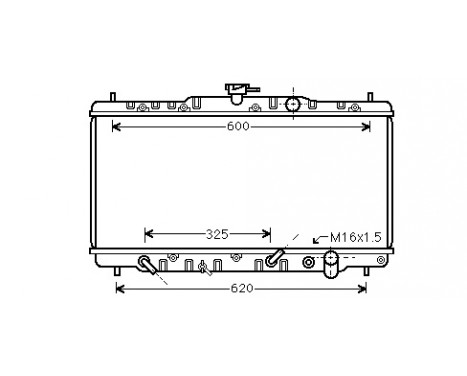 Radiator, engine cooling 25002053 International Radiators