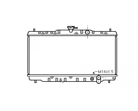 Radiator, engine cooling 25002054 International Radiators