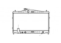 Radiator, engine cooling 25002061 International Radiators