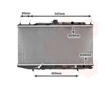 Radiator, engine cooling 25002064 International Radiators, Image 2