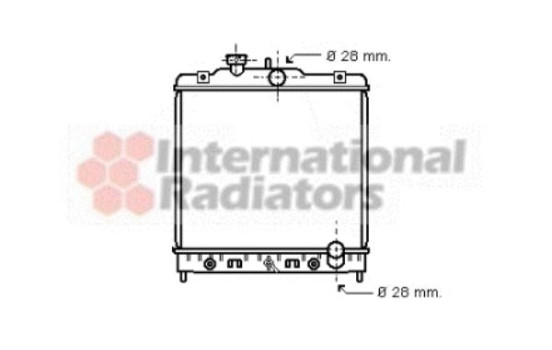 Radiator, engine cooling 25002068 International Radiators, Image 2