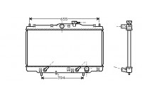 Radiator, engine cooling 25002071 International Radiators