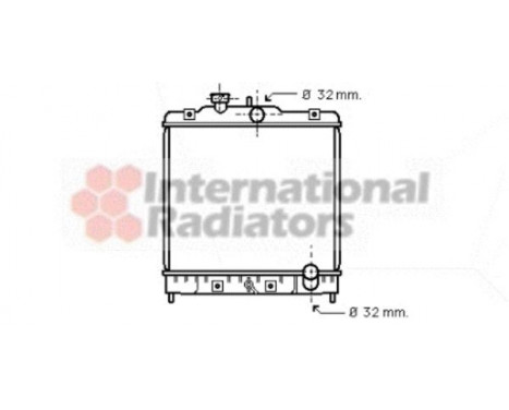 Radiator, engine cooling 25002075 International Radiators, Image 2