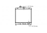Radiator, engine cooling 25002075 International Radiators
