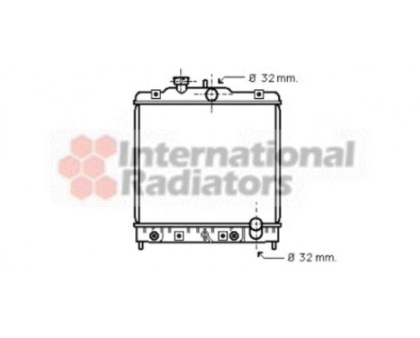 Radiator, engine cooling 25002076 International Radiators, Image 2