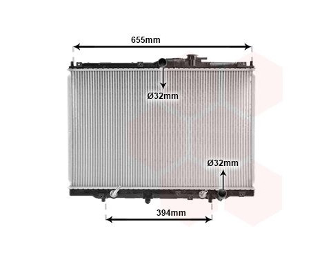 Radiator, engine cooling 25002094 International Radiators, Image 2