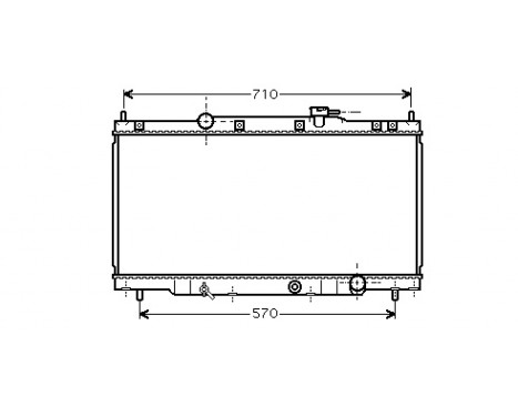Radiator, engine cooling 25002162 International Radiators