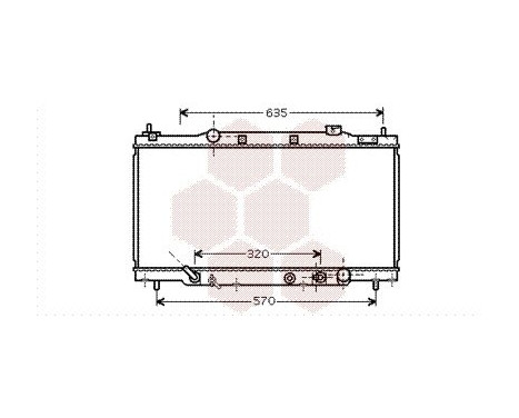 Radiator, engine cooling 25002166 International Radiators, Image 2