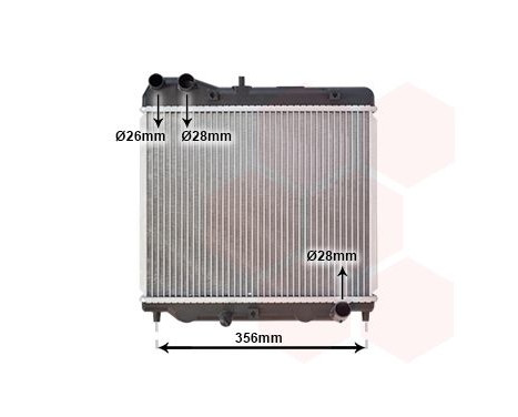 Radiator, engine cooling 25002178 International Radiators, Image 2