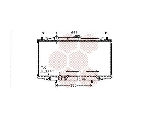 Radiator, engine cooling 25002183 International Radiators, Image 2