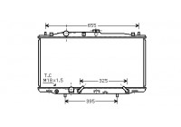 Radiator, engine cooling 25002183 International Radiators