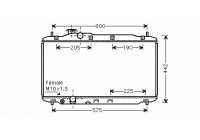 Radiator, engine cooling 25002189 International Radiators