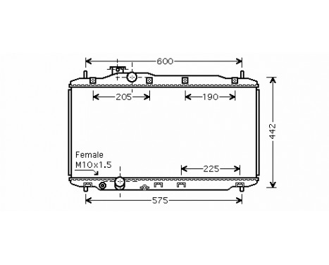 Radiator, engine cooling 25002189 International Radiators