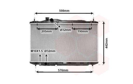 Radiator, engine cooling 25002189 International Radiators, Image 2