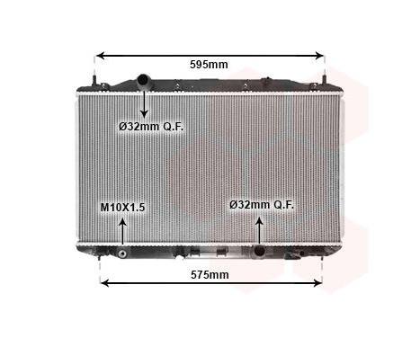 Radiator, engine cooling 25002190 International Radiators, Image 2