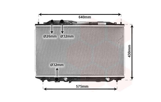 Radiator, engine cooling 25002192 International Radiators, Image 2