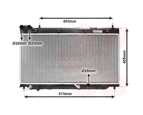 Radiator, engine cooling 25002195 International Radiators, Image 2