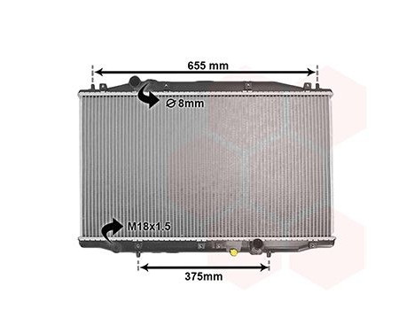 Radiator, engine cooling 25002218 International Radiators, Image 2