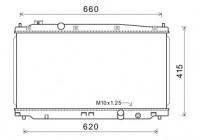 Radiator, engine cooling 25002253 International Radiators