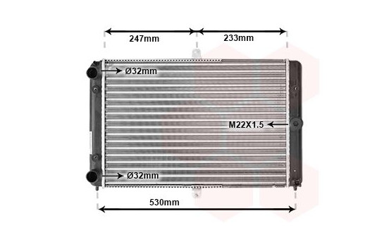 Radiator, engine cooling 26002008 International Radiators