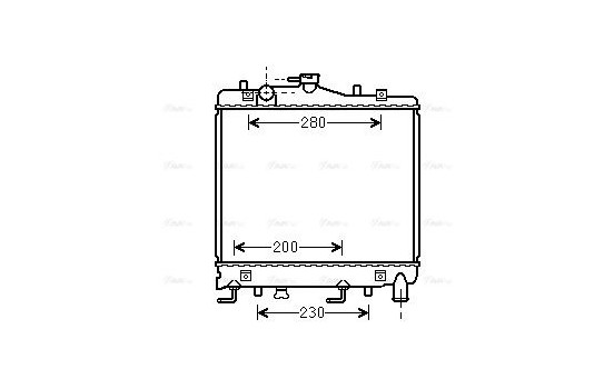 Radiator, engine cooling 27002061 International Radiators