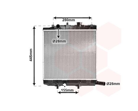 Radiator, engine cooling 27002139 International Radiators
